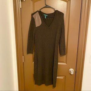 Brown Ralph Lauren Sweater Dress.